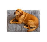 Warm Dog Bed | Large Calming Comfortable Pet Sofa Pad,Flat Crate Kennel Fuzzy Pad, For Apartment Dorm Home Living Room- Bedroom