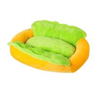 Warm Dog Beds, Detachable Stuffed Pet Bed, Winter Sleeping Bed with Zipper, Anti-Slip Furniture for Courtyard, Study Room, Balcony, Small to Large Dogs, 21.65 x 8.27 inches