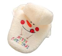 Warm Dog Clothes - Adjustable Plush Christmas Snowman Coats Heavy Duty Sets for Halloween Thanksgiving Winter Fall Birthday Accessory