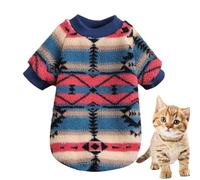 Warm Dog Clothes - Soft Pet Sweatshirt,Thick Warm Dog Coat Soft Puppy Sweater National Style For Large Cat, Small Dog, Medium Dog