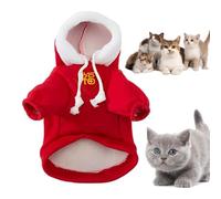 Warm Dog Clothes - Winter Pet Clothing | Puppy Pullover Hooded Sweatshirt Dog Cold Weather Pet Clothing For Small Dogs Cats Autumn