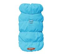 Warm Dog Coat - Fleece Lined Puppy Winter Vest, Waterproof Windproof Jacket with D Ring, Cozy Clothes for Small to Large Dogs (Lake Blue, XL)