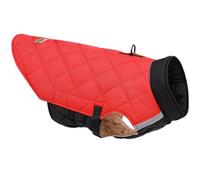 Warm Dog Coat Waterproof Winter Jacket Reflective with D-Ring Warm Coats & Jackets with Underbelly Adjustable for Small Medium Large Dogs Outdoor Clothes,RedBlack,XXL