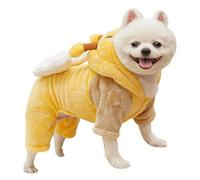 Warm Dog Hoodies - Pullover Sweatshirt for Dogs of Cotton Blend with Adjustable Hood, Comfortable Fit for Puppies and Adult Dogs, Ideal for Outdoor Walks, Travel, or Daily Wear
