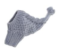 Warm Dog Winter Hat Soft Acrylic Fibre NonSlip Stretchy Pullover Hat for Daily Walking Festival Occasion Head Warmer Knitted Cap