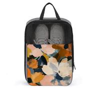 Warm Earth Tone Shoe Bag Shoe Bags for Travel Waterproof Shoe Bag Shoes Storage Organizer with Zipper & Handle Sneaker Bag Shoe Pouch, style, One Size, Shoe Bags for Travel