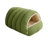 Warm Enclosed Cat Bed Removable Calming Pet Nest Cave Washable Fluffy Sleeping Bed for Winter Autumn Pet Accessories