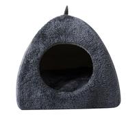 Warm Enclosed Cat Nest Plush Cloth PET Cushion for Indoor Kittens | Scratch Resistant Interior, Easy Cleaning, Bedroom Corner Use, Provides Security for Home and Cats