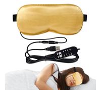 Warm Eye Compress | Microwave Activated Warms Eyes Compress Treats | Self-Heating Warm Compres | Electric Eye Warming Pad for Dry, Adjustable Strap, Temperature, Work, Sleep