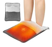 Warm Foot Pad with USB Electrical Supply 1.67A Working Current Extreme Soft Crystal Fabric for Winter Comfort Modifiable Temperature Foot Toastier