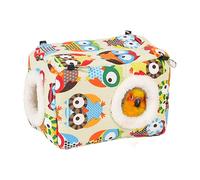 Warm for Parrots: Heated Kennel For, Soft Fleece Case, Portable Hanging Design | Convenient Cage Accessory for Parrots Parakeets Cockatiels Finch Spike