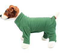 Warm Four-Legged Dog Fleece - Super Soft, Weather-Resistant, Available in a Range of Sizes and Colours (Green, Small)