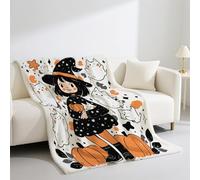 Warm Fuzzy Blue Black Fleece Blanket Abstract Pastel Lines Lightweight Throws for Bed and Couch 52in × 59in (130cm × 150cm)
