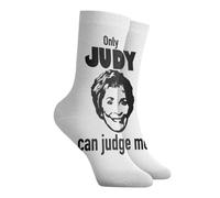 Warm Gift Sock 50Cm Only Judy Can Judge Me Golf Socks Funny Work Socks For Womens Christmas Mens