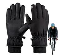 Warm Gloves for Cycling, Full Finger Design with Touchscreen Function and Windproof Mittens, Gloves for Winter, for Men and Women for Running, Hiking, Driving, for