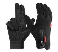 Warm Gloves Full Finger - Waterproof Windproof Gloves | Touchscreen Ergonomic Fleece Lined Composite Design | for Working Cycling Snowboarding Hiking Skiing