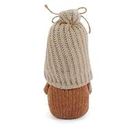 Warm Gnome Bathroom Plush - 4.33in Soft Cloth Woolen Thread Decoration, Knitted Hat Toilet Ornament, Colorful Plush Doll | Decorative Bathroom Accent Gift For Home Holiday Party Relaxing Atmosphe
