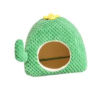 Warm Hamster Bed, Cute, Soft And Comfortable Cave Bed for Guinea Pigs, Rabbits, Small Animals Such As Gerbils, Squirrels, L