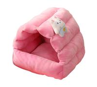 Warm Hamster Bed - Hamster House | Winter Anti Chew Bedding Small Soft Cute Pet Bed Non Slip for Guinea Pigs, Syrians, Hedgehogs, Gerbils and Small Animals