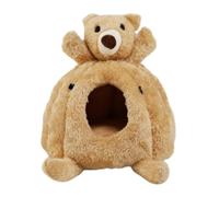Warm Hamster Nest for Pets - Winter House for Pets, Sleeping Cave Tubes for Small Animals | Cozy Hamster Shelter, Soft Warm Nest for Small A