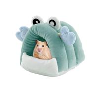 Warm Hamster Shelter - Fun Design, Warm Home | Miniature Pet Retreat, Comfortable Dome Made of Fleece Material, Unique Cage Decoration for Syrian Hamsters, Perfect Tidy