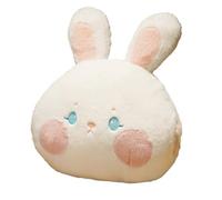 Warm Hand Pillow Plush Toast Bread Pillow Kawaii Food Pig Rabbit Fox Soft Doll Hand Warmer Home Decoration Cushion(35cm Bunny)