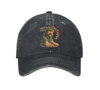 Warm hat Made of Pure Cotton,Retro The Soul of The Nature Baseball Cap Men Women Distressed Cotton Sun Cap Italian Brainrot Outdoor Running Golf Gift Caps Black
