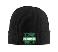 Warm hat Men Women I Love Muhammad Beanie Hats Casual Knit Hat Autumn Winter Gym Caps Design Thermal Elastic Bonnet Hats