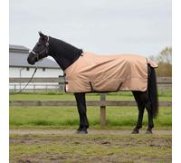 vidaXL Polyester Horse Blanket Cappuccino 61 Inch Modern Waterproof Machine Washable Pet Blanket