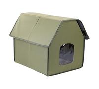 Warm House Outdoor Cats House Insulated Easy Assembly For Winter Waterproof Tent For Outdoor Strays Cats Winter Shelter
