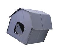 Warm House Outdoor Cats House Insulated Easy Assembly For Winter Waterproof Tent For Outdoor Strays Cats Winter Shelter