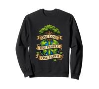 Warm Inspiring One Love, People & Earth Spreading Kindness Sweatshirt