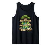 Warm Inspiring One Love, People & Earth Spreading Kindness Tank Top