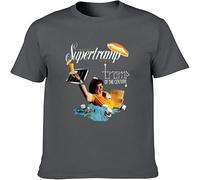 WARM KISS Men's Hommage Au Legendaire Supertramp T Shirt Grey L