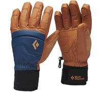 Warm Leather SnowSports Gloves - Black Diamond Spark Waterproof (Henna-Ink Blue)