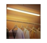 (Warm Light, 30cm/11.8in) 1pc Wireless Motion Sensor LED Strip Light, USB Rechargeable Battery-Powered, Non-Waterproof Indoor Lighting for Closet, Kitchen, Bathroom, Cabinet,