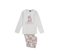 Warm long-sleeved pyjamas for girls Disney Daisy Sweet Gris 8 ans