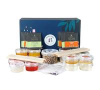 Warm Moments bubble tea (Serves 8) - Milk Bubble Tea Kit | 8 Different Milk Tea Flavours, 8 Boba & Jelly Toppings | Green tea and Assam bags, 8 - Boba Straws | 2 - Recipe cards by Boba Bar London.