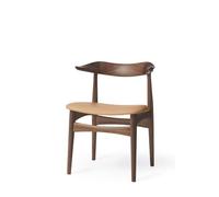 Warm Nordic Cow Horn Dining Chair Walnut/Soavé