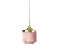 Warm Nordic Fringe Pendant Ø20 Pale Pink