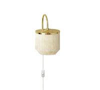 Warm Nordic Fringe Wall Lamp Cream White