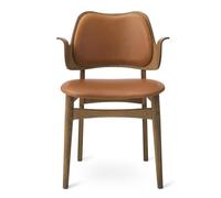 Warm Nordic Gesture Dining Chair with Seat and Back Upholstery Teak Oak/Silk 0250