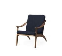 Warm Nordic - Lean Back Lounge Chair, Oiled Teak / Granite Grey - Granite Grey
