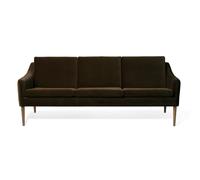 Warm Nordic - Mr. Olsen 3-Seater Sofa, Java Brown / Smoked Oak - Brown
