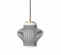 Warm Nordic Opal Lamella Pendant Sky Gray