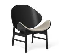 Warm Nordic The Orange Armchair with Seat Upholstery Vidar 222/ Black Oak