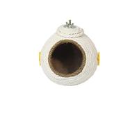 Warm Parrot Bed Hideaway Hammock Winter Bird Nest House for Indoor and Outdoor Use with Double Cave(Style B)
