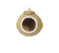 Warm Parrot Bed Hideaway Hammock Winter Bird Nest House for Indoor and Outdoor Use with Double Cave(Style D)