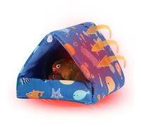 Warm Parrot Bed: Padded Hideaway Bed in the Shape of a Warm House for Parrots, Plush Cushion for Parrots, Turtle Doves, Parakeets and Small and Medium Birds