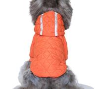 Warm Pet Coat, Adjustable Thick Dog Coat, Puppy Jackets for Small Dogs, with Reflective Strips for Daily Pet Clothes or Holiday Costumes